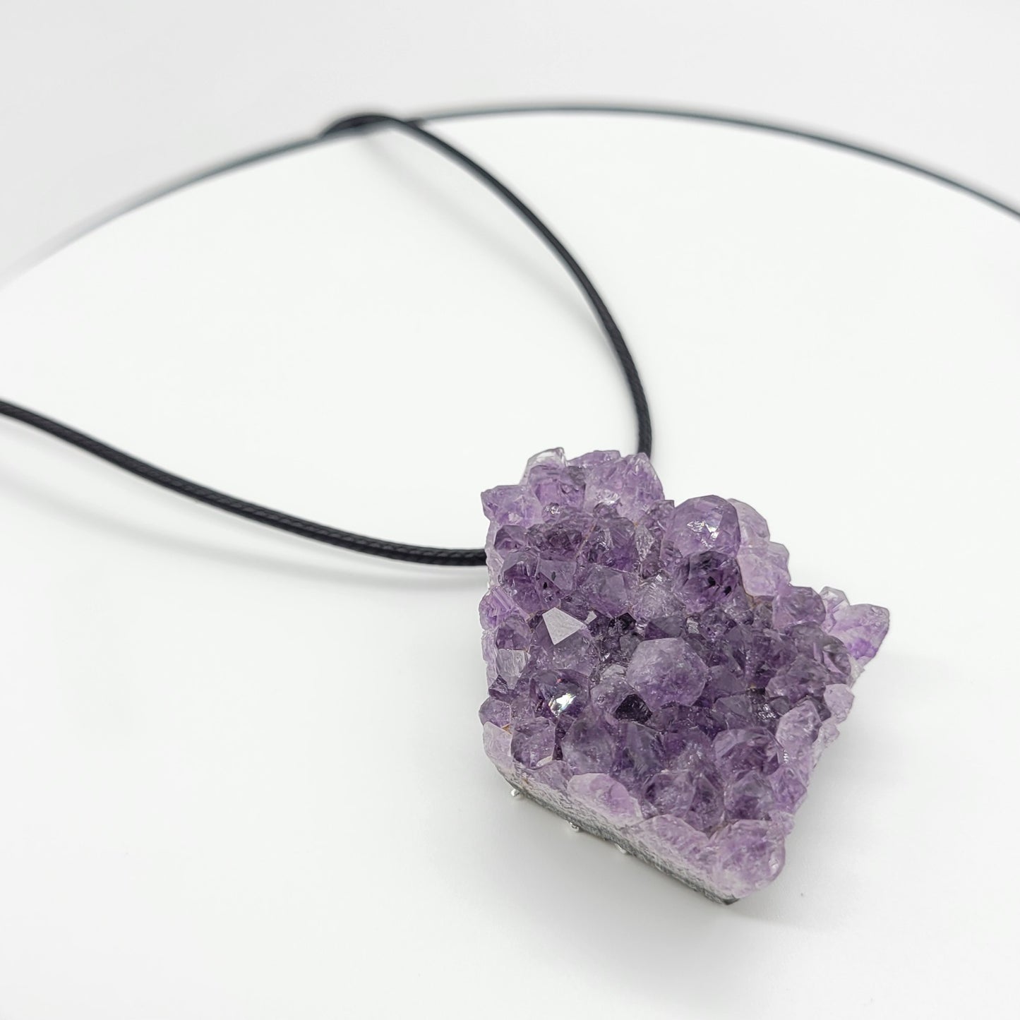 Unique Raw Crystal Gemstone Chunk Necklaces - Amethyst, Agate, Pyrite, Malachite - Natural and One-of-a-Kind